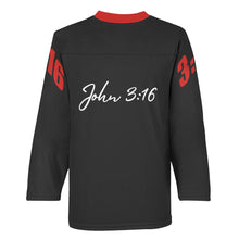 Load image into Gallery viewer, LOVE died for me... Hockey Jersey Long Sleeve Shirt