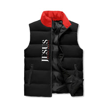 Load image into Gallery viewer, JESUS still saves Zip Up Puffer Vest