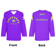 Load image into Gallery viewer, PROVERBS 31 Woman Jersey Long Sleeve Shirt