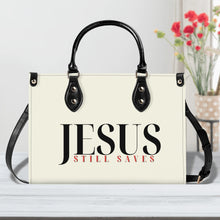 Load image into Gallery viewer, JESUS Still Saves Top Grain Leather Handbag