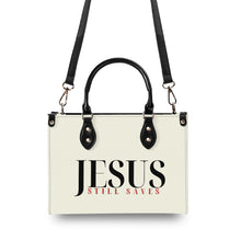 Load image into Gallery viewer, JESUS Still Saves Top Grain Leather Handbag