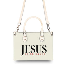Load image into Gallery viewer, JESUS Still Saves Top Grain Leather Handbag