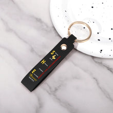 Load image into Gallery viewer, She Thrives Handcrafted Leather Keychain