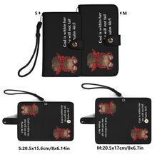 Load image into Gallery viewer, God is Within Her Phone Flip Case Vegan Leather Cover