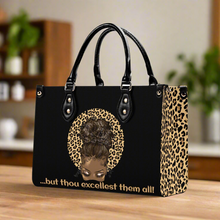 Load image into Gallery viewer, ...but thou excellest them all -Top Grain Leather Handbag