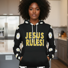 Load image into Gallery viewer, JESUS RULES Women's Long Sleeve Fleece Hoodie new