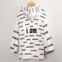 Load image into Gallery viewer, i am Women's Adult Hooded Blanket Shirt