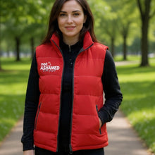 Load image into Gallery viewer, not ASHAMED Zip Up Puffer Vest