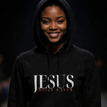 Load image into Gallery viewer, JESUS Still Saves Embroidered Hoodie