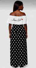 Load image into Gallery viewer, Jesus is Lord Off The Shoulder Long Dress
