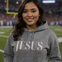 Load image into Gallery viewer, JESUS Still Saves Embroidered Hoodie