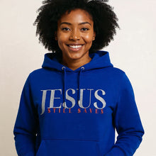 Load image into Gallery viewer, JESUS Still Saves Embroidered Hoodie