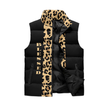 Load image into Gallery viewer, BLESSED Zip Up Puffer Vest