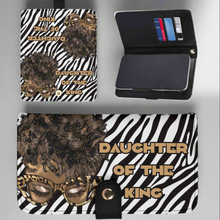 Load image into Gallery viewer, Daughter of the King Phone Flip Case Vegan Leather Cover