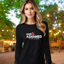 Load image into Gallery viewer, Not Ashamed Crew Neck Long Sleeve T-shirts