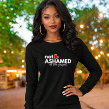 Load image into Gallery viewer, Not Ashamed Crew Neck Long Sleeve T-shirts