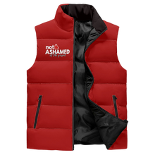 Load image into Gallery viewer, not ASHAMED Zip Up Puffer Vest