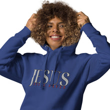 Load image into Gallery viewer, JESUS Still Saves Embroidered Hoodie