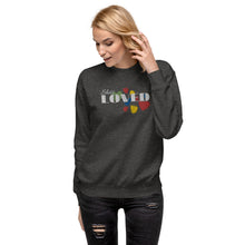 Load image into Gallery viewer, She's LOVED Premium Embroidered Sweatshirt
