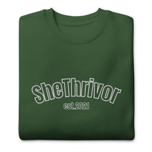 Load image into Gallery viewer, SheThrivor Premium  Embroidered Sweatshirt