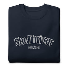 Load image into Gallery viewer, SheThrivor Premium  Embroidered Sweatshirt