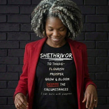 Load image into Gallery viewer, SHETHRIVOR t-shirt