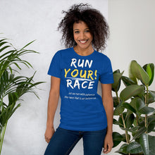 Load image into Gallery viewer, RUN YOUR RACE T-shirt