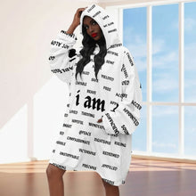 Load image into Gallery viewer, i am Women&#39;s Adult Hooded Blanket Shirt

