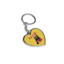 Load image into Gallery viewer, Custom Double-Sided Heart Shape Keychain Car Chain Bags Chain
