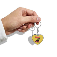 Load image into Gallery viewer, Custom Double-Sided Heart Shape Keychain Car Chain Bags Chain
