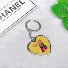 Load image into Gallery viewer, Custom Double-Sided Heart Shape Keychain Car Chain Bags Chain
