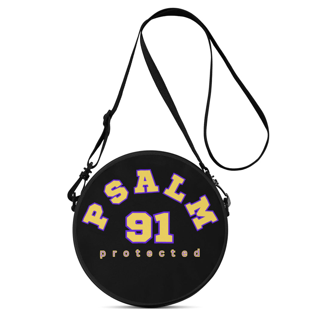 PSALM 91 Round Satchel Bags