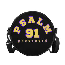 Load image into Gallery viewer, PSALM 91 Round Satchel Bags
