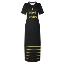 Load image into Gallery viewer, I LOVE JESUS tee-shirt dress
