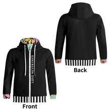 Load image into Gallery viewer, LOVE IS... Full Zip Turtleneck Hoodie Jacket
