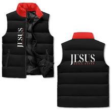 Load image into Gallery viewer, JESUS still saves Zip Up Puffer Vest
