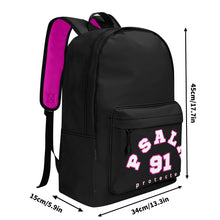 Load image into Gallery viewer, PSALMS 91 Twill (PU) Leather Backpack
