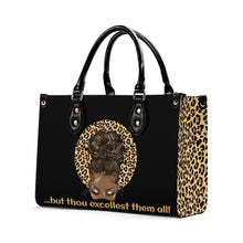 Load image into Gallery viewer, ...but thou excellest them all -Top Grain Leather Handbag
