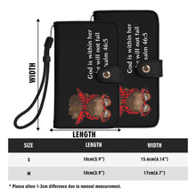 Load image into Gallery viewer, God is Within Her Phone Flip Case Vegan Leather Cover
