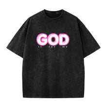Load image into Gallery viewer, GOD is for me Vintage Short Sleeve T-Shirts
