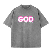 Load image into Gallery viewer, GOD is for me Vintage Short Sleeve T-Shirts
