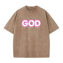 Load image into Gallery viewer, GOD is for me Vintage Short Sleeve T-Shirts
