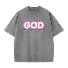 Load image into Gallery viewer, GOD is for me Vintage Short Sleeve T-Shirts
