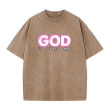 Load image into Gallery viewer, GOD is for me Vintage Short Sleeve T-Shirts
