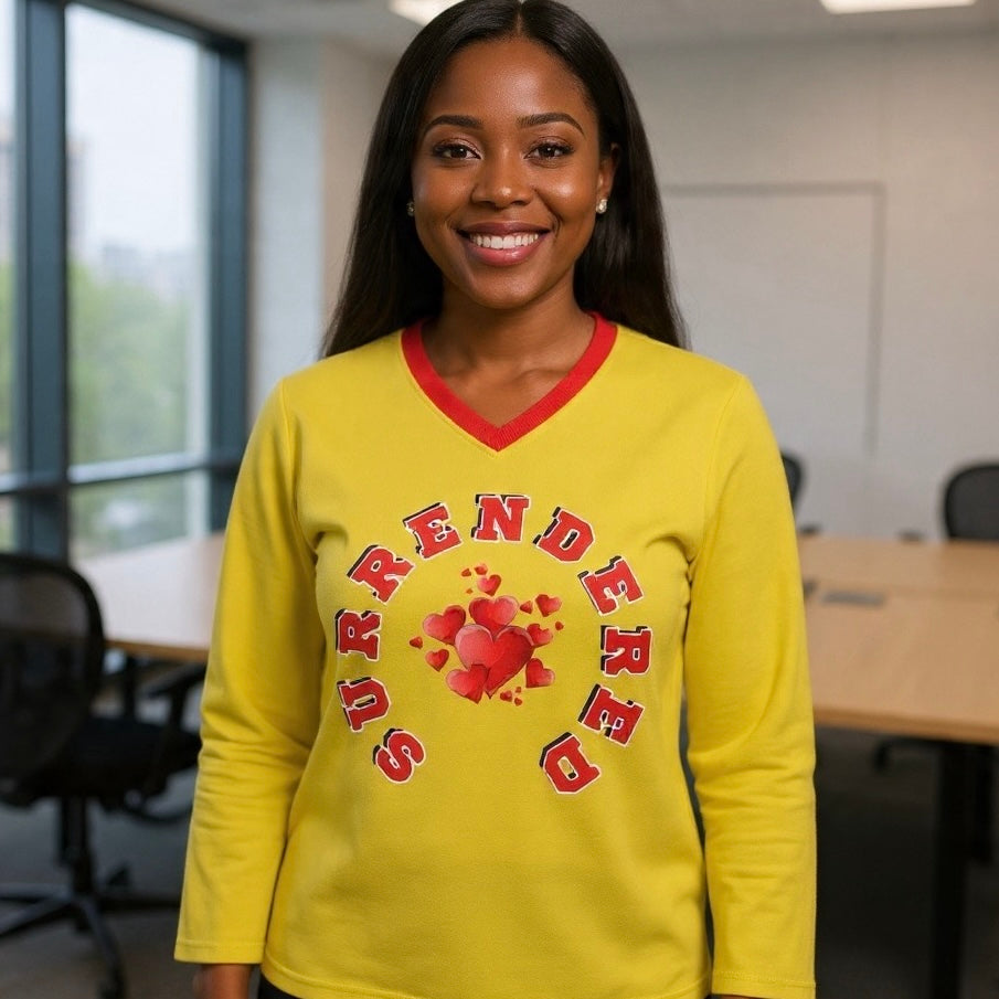 Surrendered Heart Jersey Long Sleeve Shirt