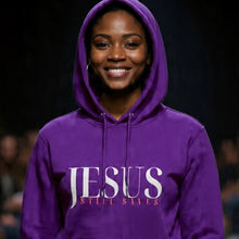 Load image into Gallery viewer, JESUS Still Saves Embroidered Hoodie
