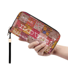 Load image into Gallery viewer, Fruit of the Spirit Leather Zipper Wristlet Wallet
