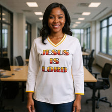 Load image into Gallery viewer, JESUS IS LORD Jersey Long Sleeve Shirt

