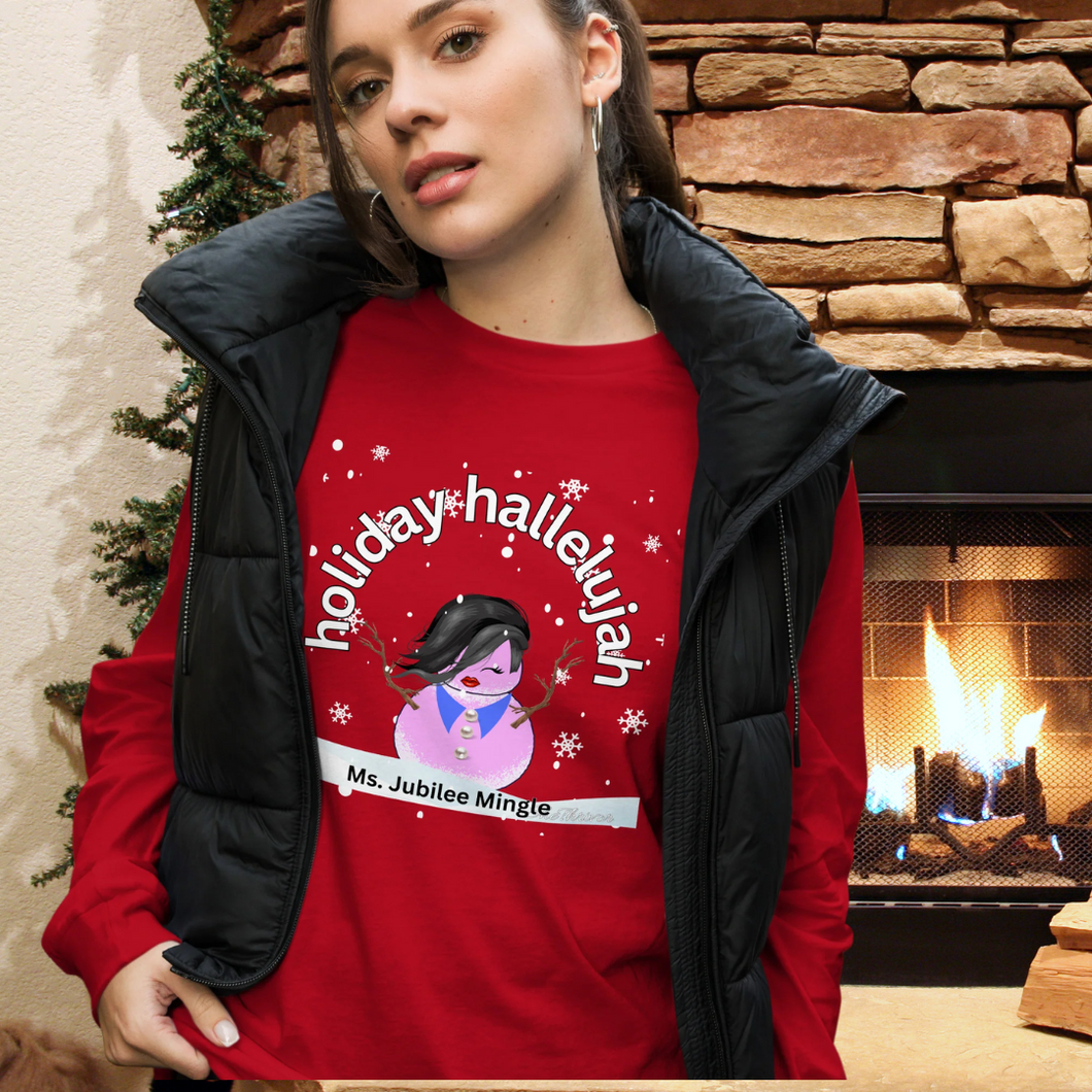 Neapolitan Christmas Choir Ms. Jubilee Mingle! Long Sleeve Tee!