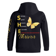 Load image into Gallery viewer, SheThrivor Zip Hoodie Jacket
